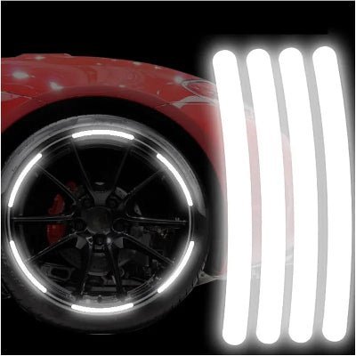 AUTOCOLLANT VOITURE - GlowWheel™ - Blanc - Chic Tuture