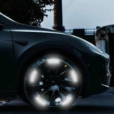 AUTOCOLLANT VOITURE - GlowWheel™ - Blanc - Chic Tuture