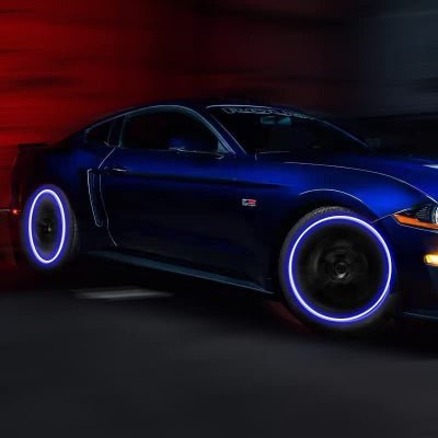 AUTOCOLLANT VOITURE - GlowWheel™ - Bleu - Chic Tuture