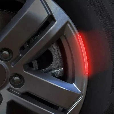 AUTOCOLLANT VOITURE - GlowWheel™ - Rouge - Chic Tuture