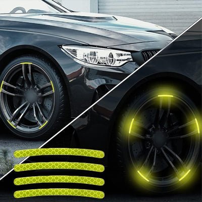 AUTOCOLLANT VOITURE - GlowWheel™ - Vert - Chic Tuture