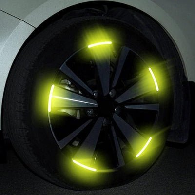 AUTOCOLLANT VOITURE - GlowWheel™ - Vert - Chic Tuture