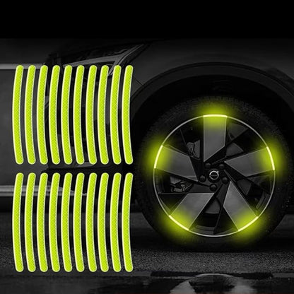 AUTOCOLLANT VOITURE - GlowWheel™ - Vert - Chic Tuture