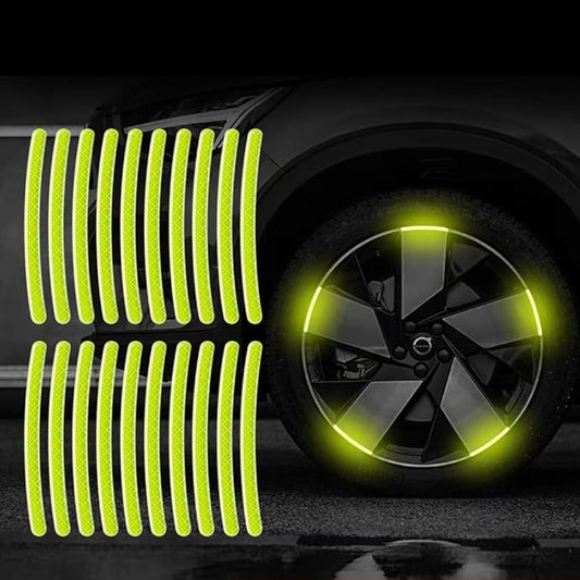 AUTOCOLLANT VOITURE - GlowWheel™ - Vert - Chic Tuture